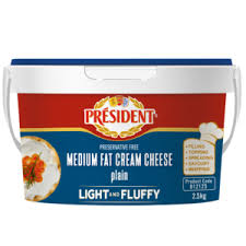 PRESIDENT CREAM CHEESE 2.5KG