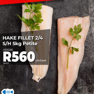 HAKE FILLET 2/4 S/H 5KG PETITE
