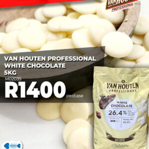 VAN HOUTEN PROFESSIONAL WHITE CHOC 26.4% 5KG