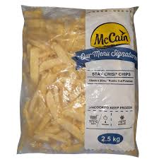 STEAKHOUSE CHIPS COATED( RUSTIC) 4X2.5KG 11836