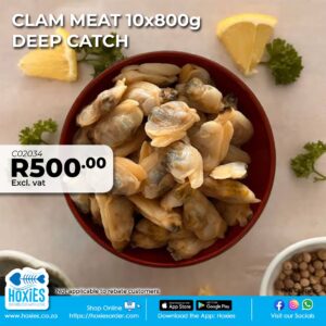 CLAM MEAT 10X800G DEEP CATCH