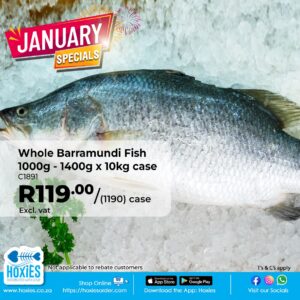 REDSEA SEABASS BARRAMUNDI 1000/1400 1 X 10KG