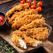 CRUMBED CHICKN STRIPS 6KG MEAT SA