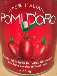 WHOLE PEELED TOMATO POMI DORO 2.5KG