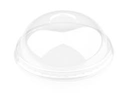 CLEAR DOME LIDS 50'S  350ML