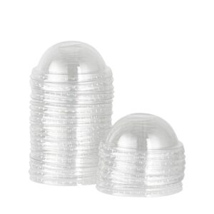 CLEAR DOME LIDS 50'S  350ML